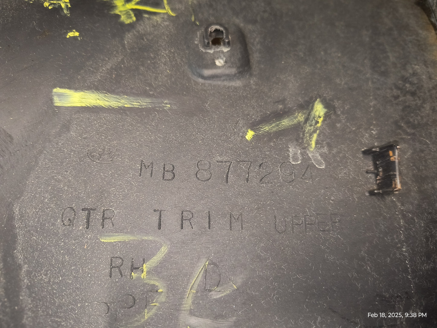 91-99 3000GT Passenger Side Interior Rear Quarter Trim Panel