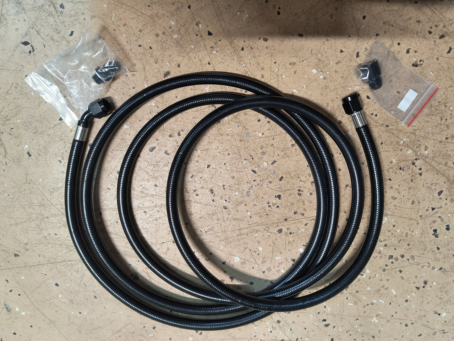 3000gt/ Dodge Stealth Stock Sending Unit to Fuel Filter -6AN PTFE Line