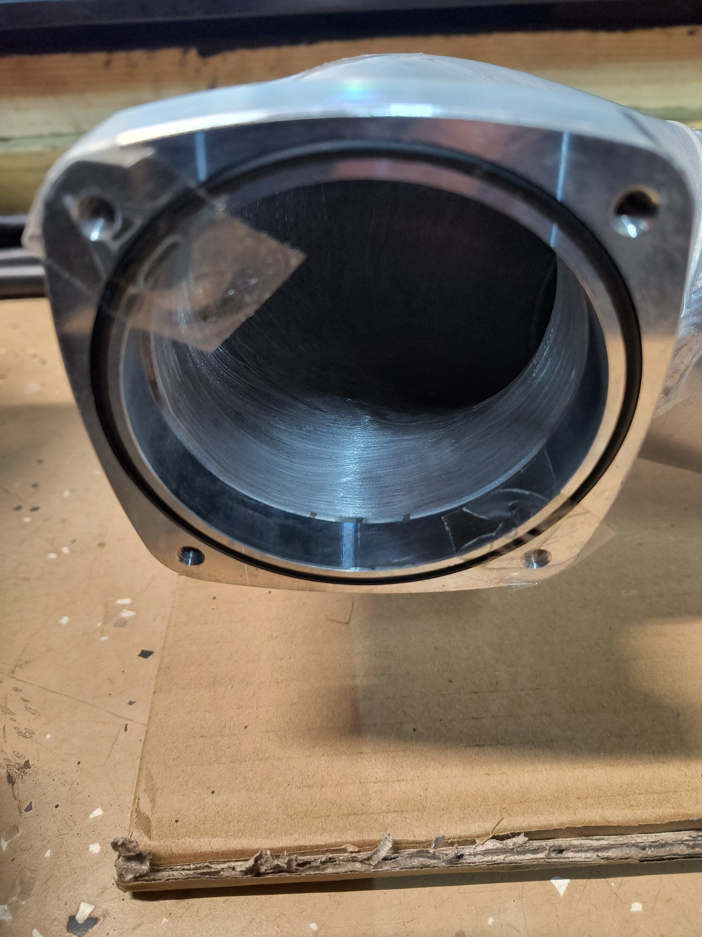 3000GT VR4 / Dodge Stealth TT Single Turbo Intake Plenum Driver Side Exit