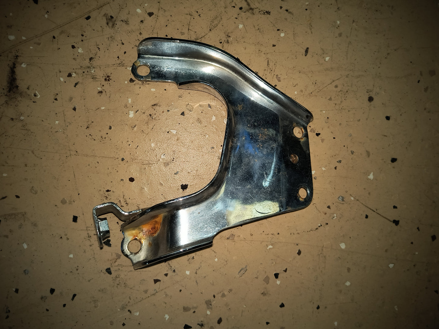 Intake Plenum to Engine Stay Bracket "Chrome"