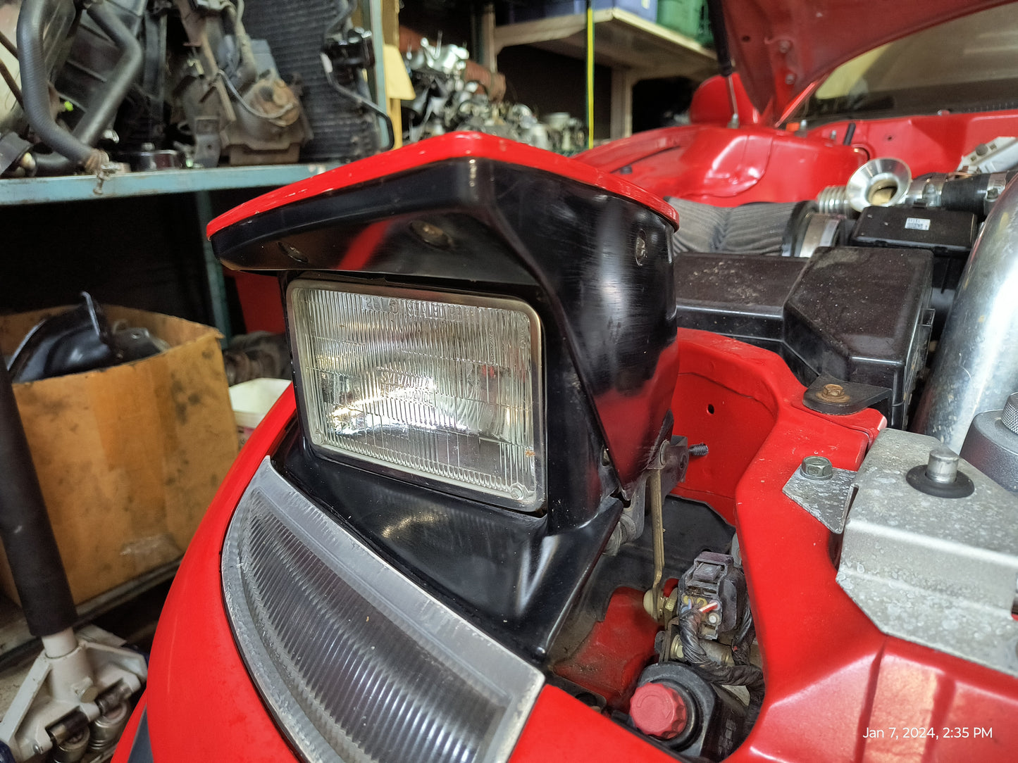 91-93 Pop-up Headlight Set