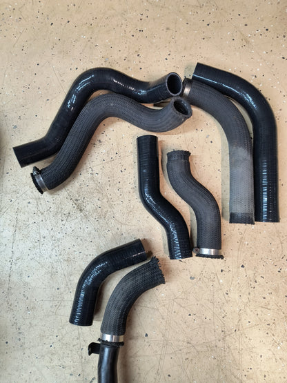 91-99 3000GT VR4 / Dodge Stealth TT Silicone Intercooler Hose Black Kit