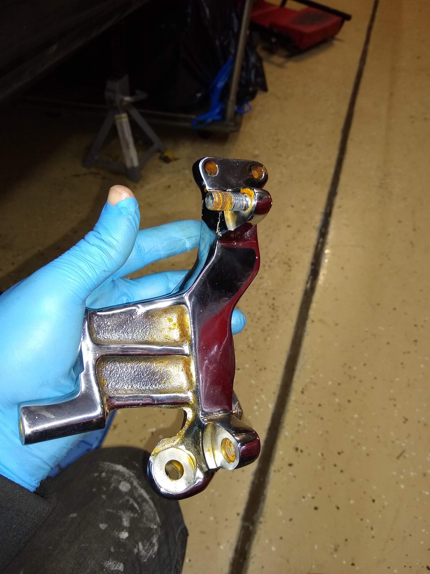 3000GT / Dodge Stealth TT Chrome Plated Power Steering Pump Bracket
