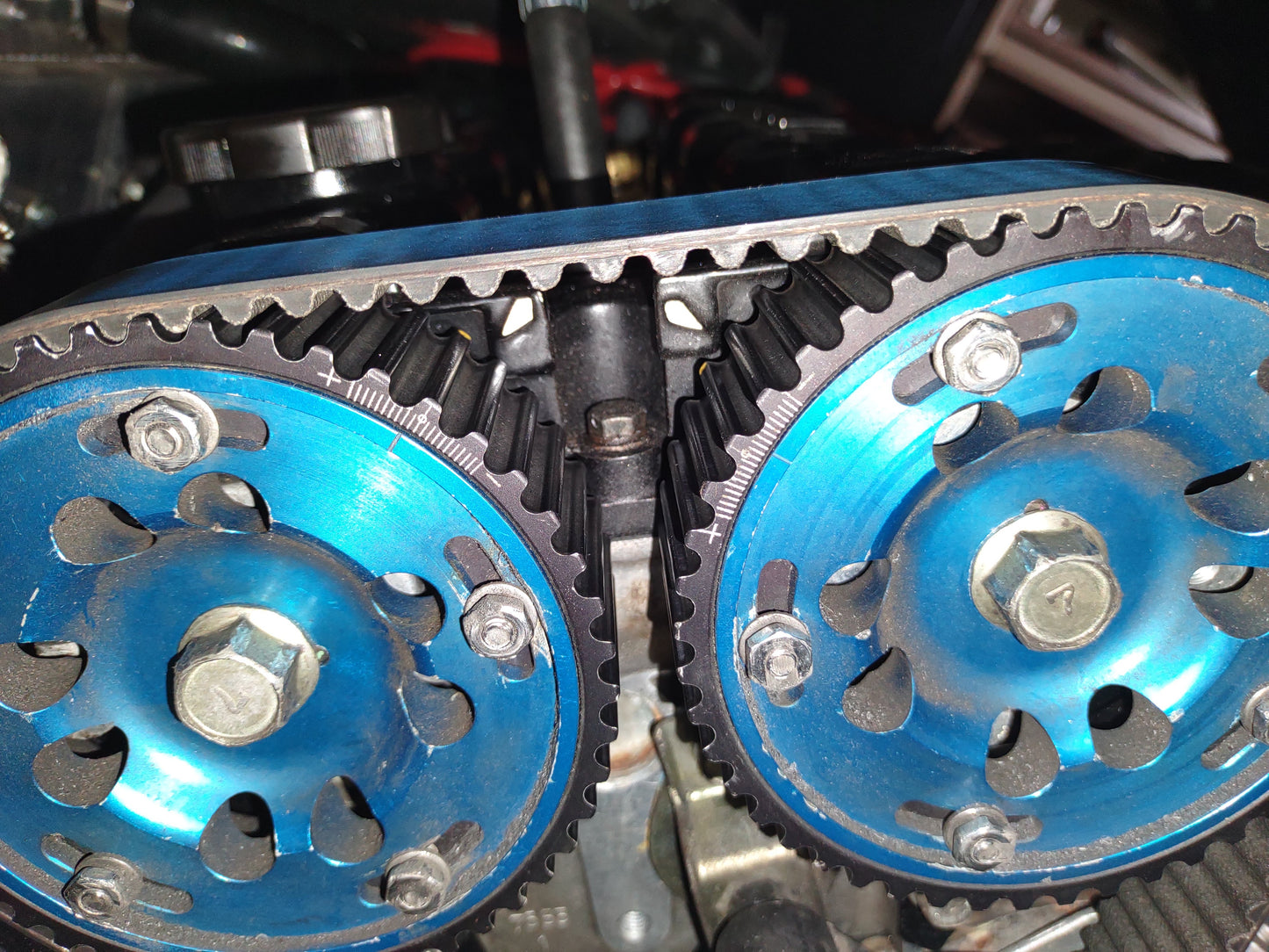 3000GT VR4 / Dodge Stealth TT Fidanza Cam Gears (Blue)
