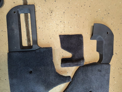 3000GT / Dodge Stealth Charcoal Console Carpets (3 Pieces)