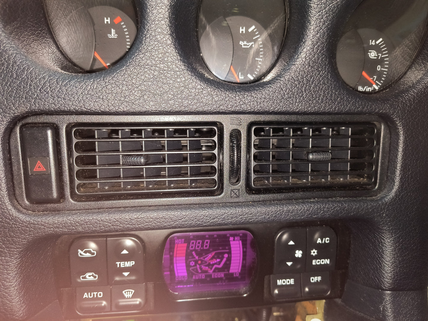 3000GT /Dodge Stealth  Center vent w/Hazard Switch