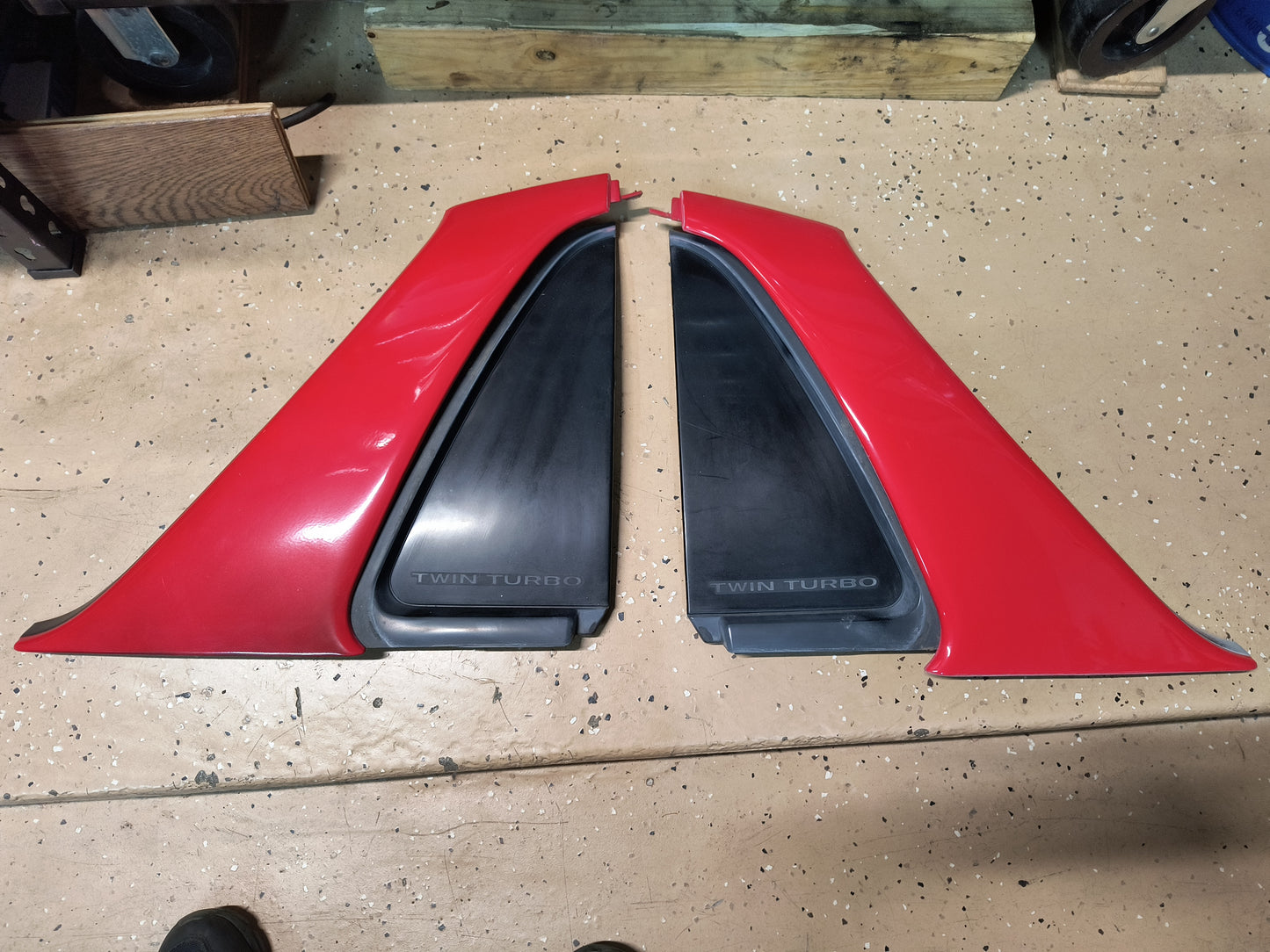 91-98 3000GT Sail Panels (Red)