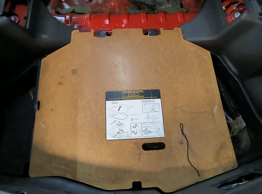 3000GT / Dodge Stealth Rear Hatch Spare Tire Cover