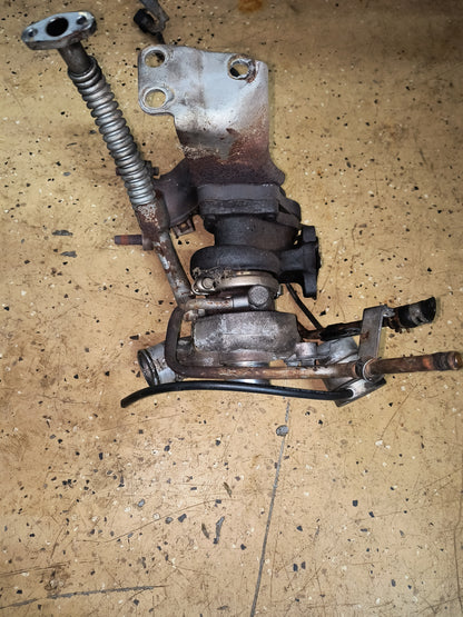 3000GT VR4 / Dodge Stealth TT Front Turbo assembly with O2 housing