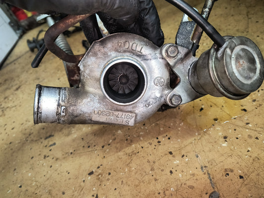 3000GT VR4 / Dodge Stealth TT Front Turbo assembly with O2 housing