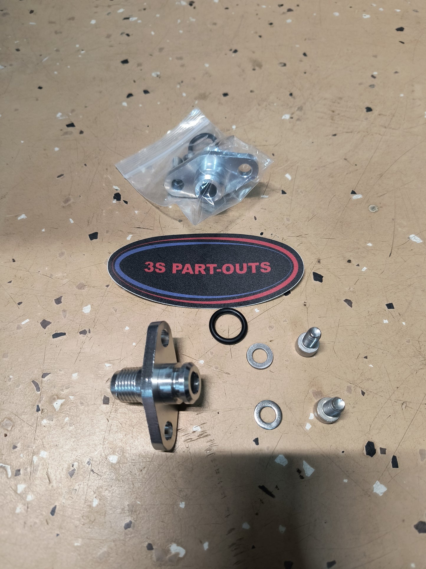 3000GT VR4 / Dodge Stealth TT Fuel Rail Adapter " Diamond"