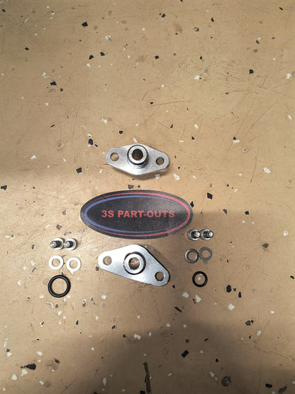 3000GT VR4 / Dodge Stealth TT Fuel Rail Adapters " Triangle and Diamond"