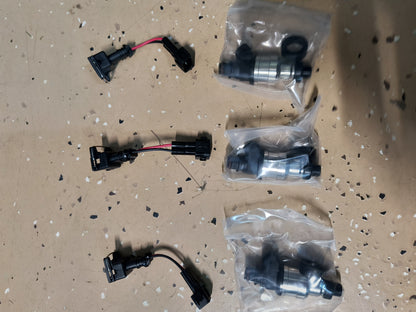 550cc Injector Set of 6 with Extensions