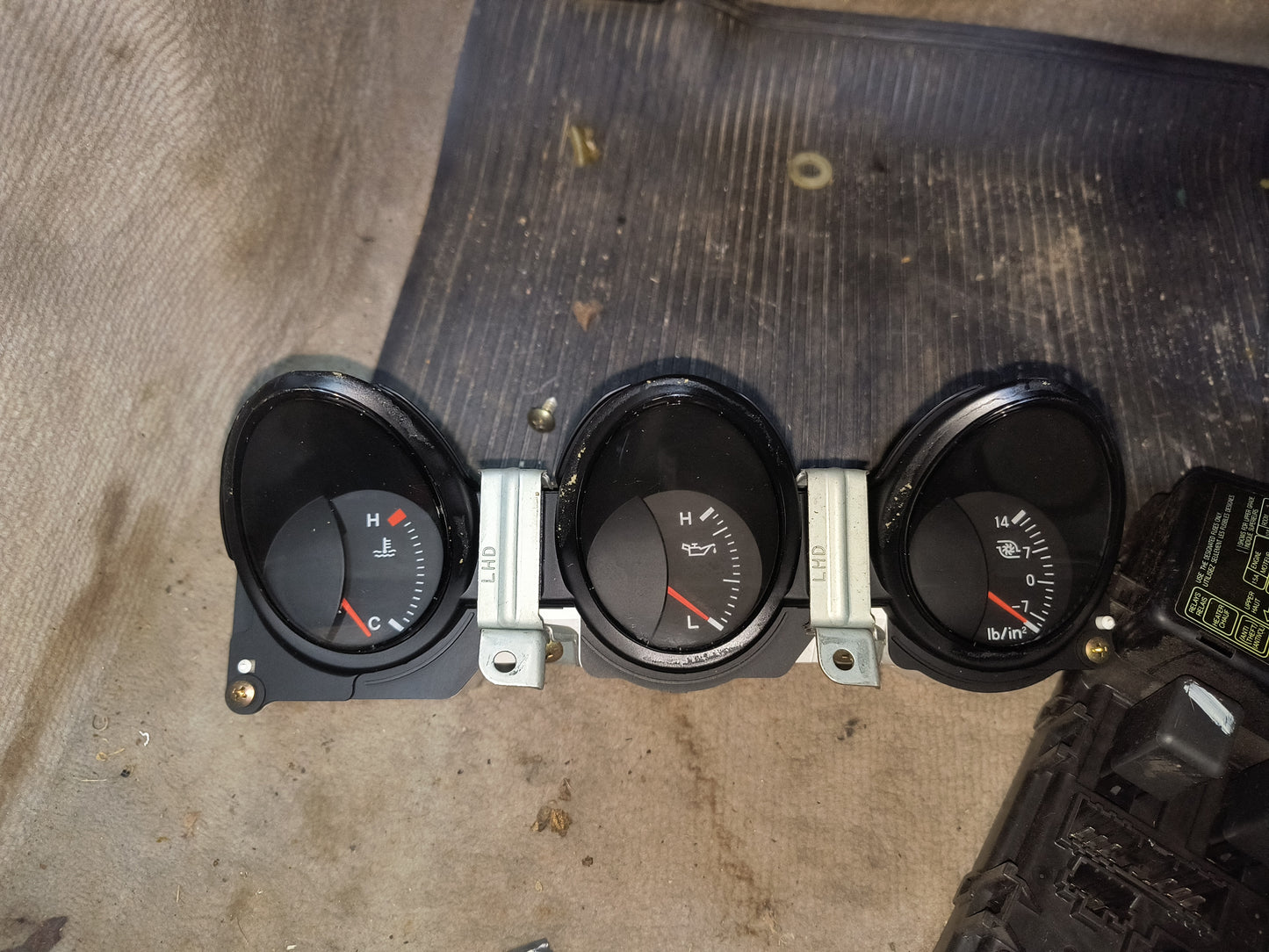 3000GT / Dodge Stealth 3D Printed Aftermarket Center Gauges