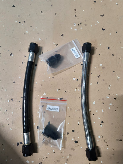 3000GT / Stealth Sending Unit to Hard Feed Line - 6AN PTFE Rubber Coated Line