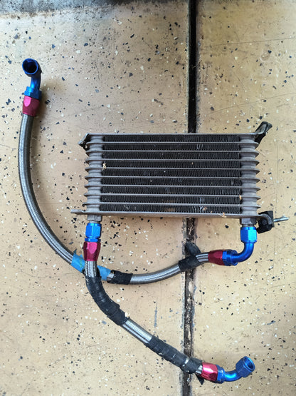 3000GT VR4 / Dodge Stealth TT Aftermarket Oil Cooler w/AN Lines