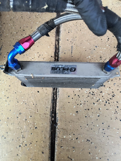 3000GT VR4 / Dodge Stealth TT Aftermarket Oil Cooler w/AN Lines