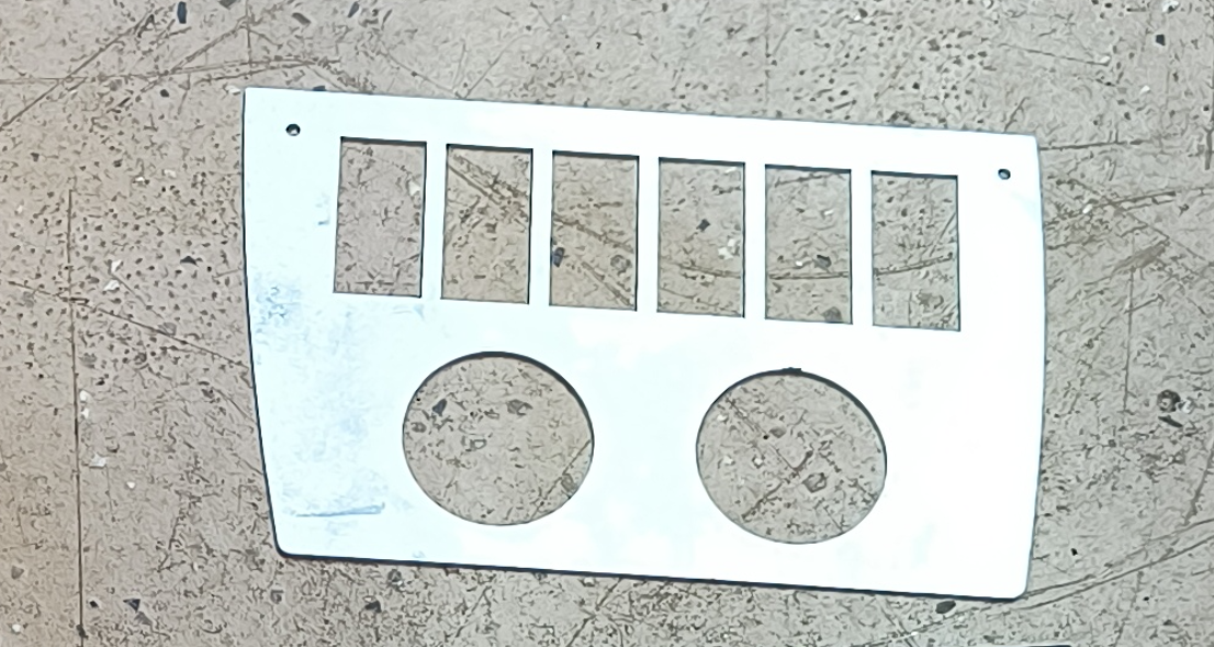 3000GT / Dodge Stealth Gauge and Switch Mount for Radio Location