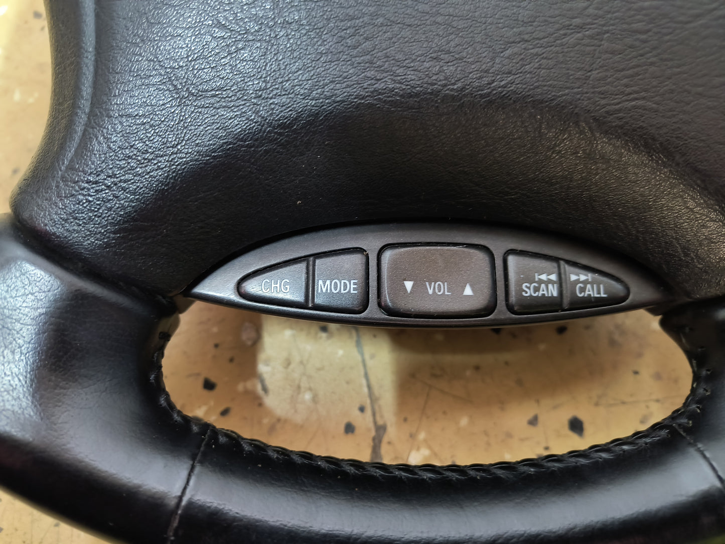 97-99 3000GT VR4 True Black Steering Wheel **Mint**