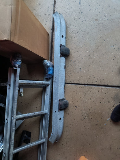 Rear aluminum crash bar