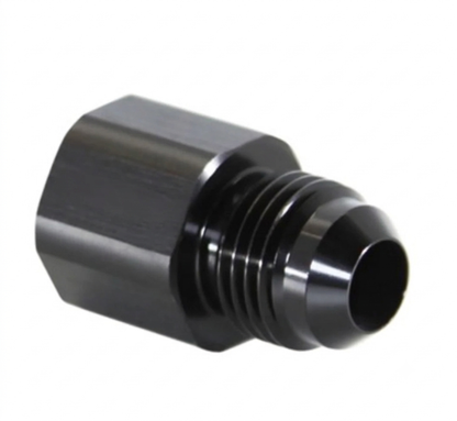 Adapter, -6 JIC AN Male » M14x1.5 Female Inverted Flare, Black