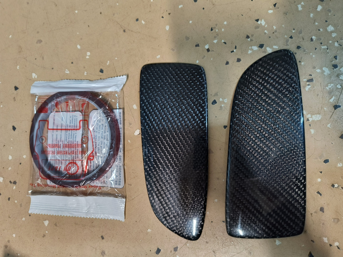 99 3000GT VR4 Combat Wing Carbon Fiber End Caps