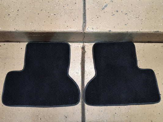 3000GT / Dodge Stealth Black Rear Floor Mats (Set)