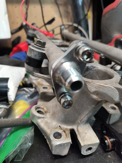 3000GT VR4 / Dodge Stealth TT Fuel Rail Adapter " Triangle"