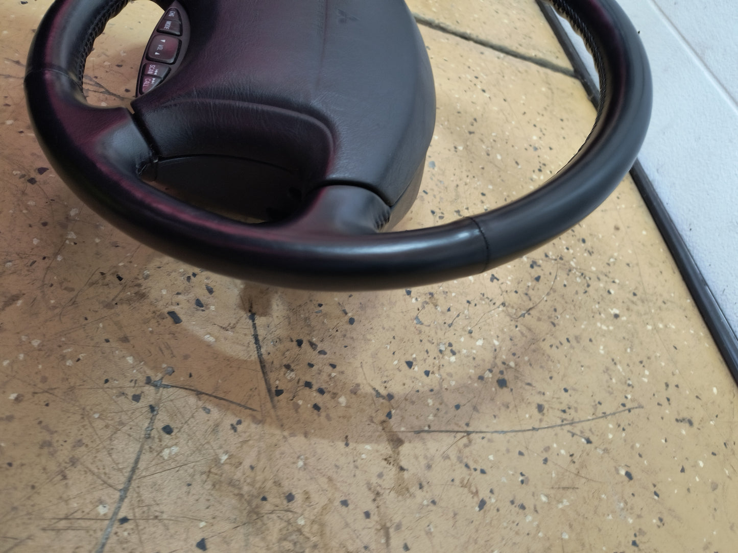 97-99 3000GT VR4 True Black Steering Wheel **Mint**