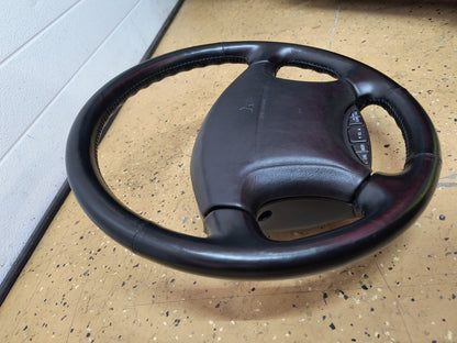 97-99 3000GT VR4 True Black Steering Wheel **Mint**