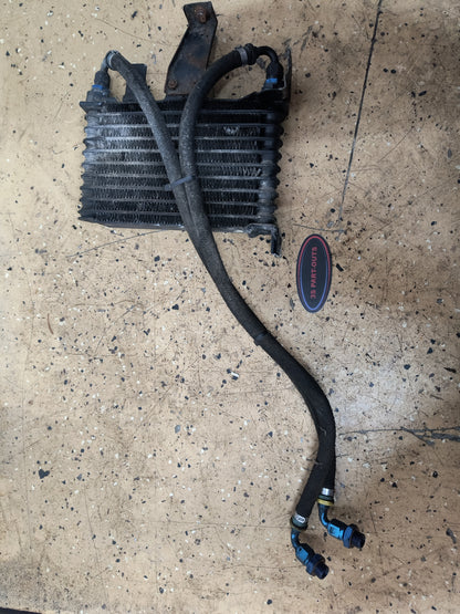 3000GT VR4 / Dodge Stealth TT Oil Cooler with Aftermarket Lines