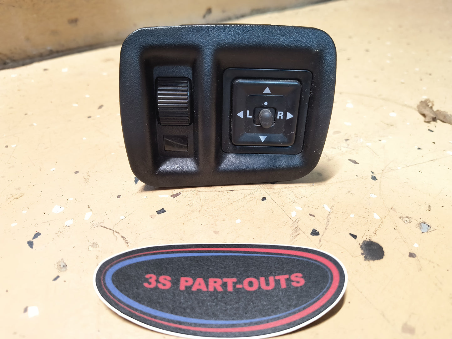 3000GT / Dodge Stealth Rheostat / Mirror Switch and Bezel True Black