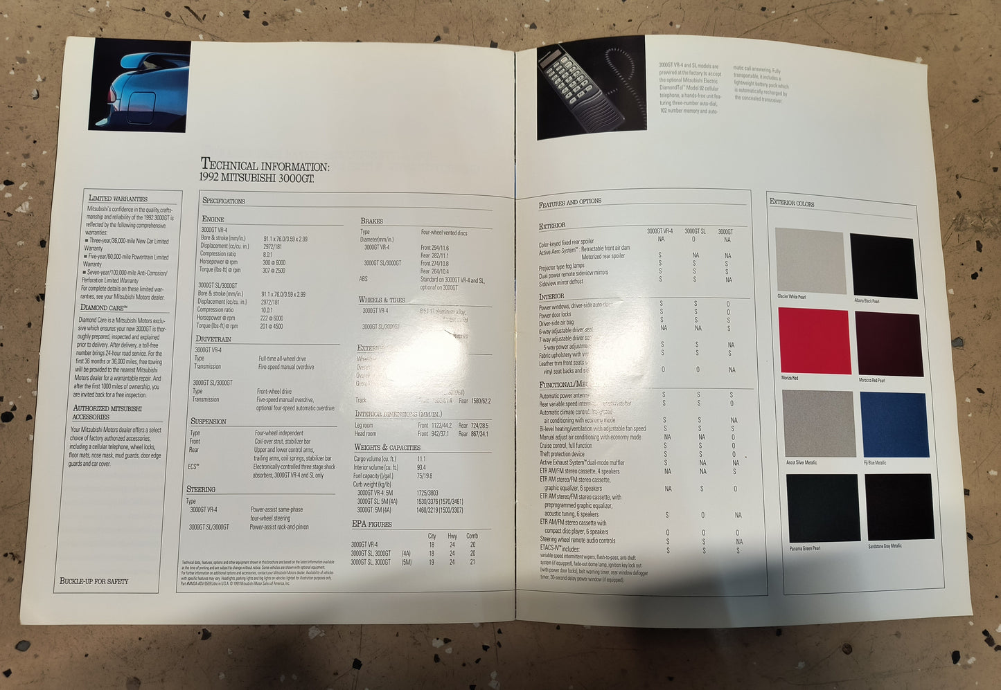 1st Gen Mitsubishi 3000GT catalog – 3S PART-OUTS